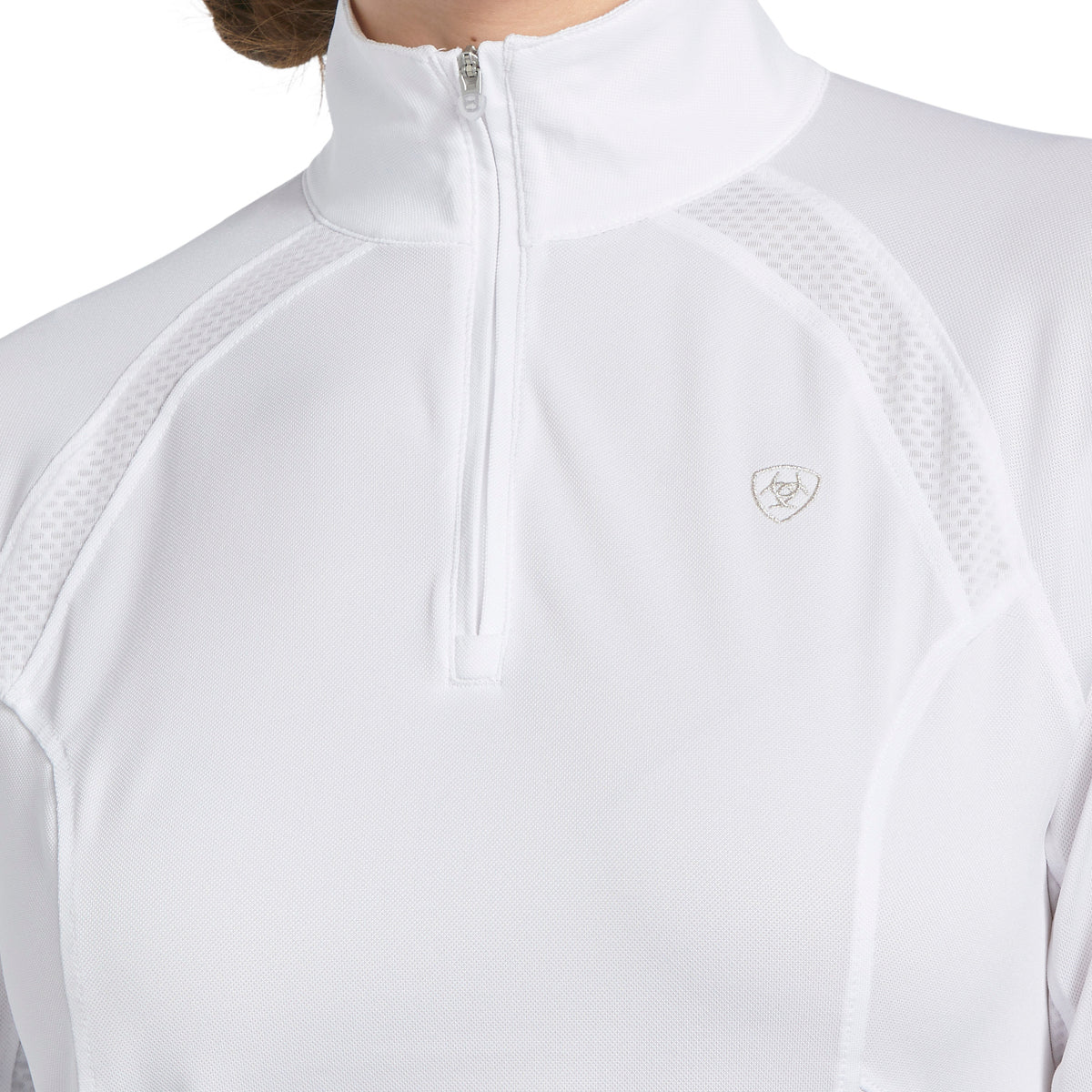 Ariat Sunstopper 2.0 1/4 Zip White