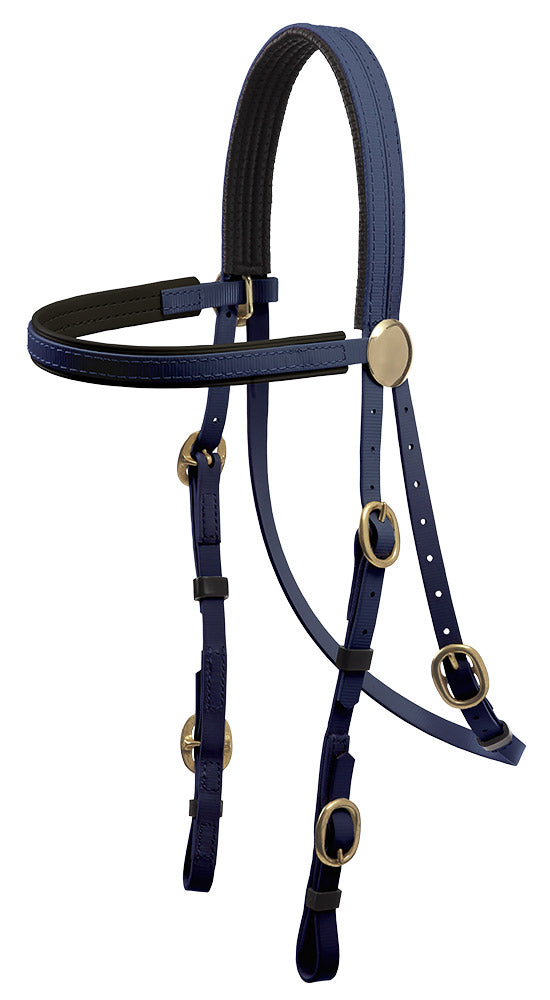 Brass Buckle Race Bridle
