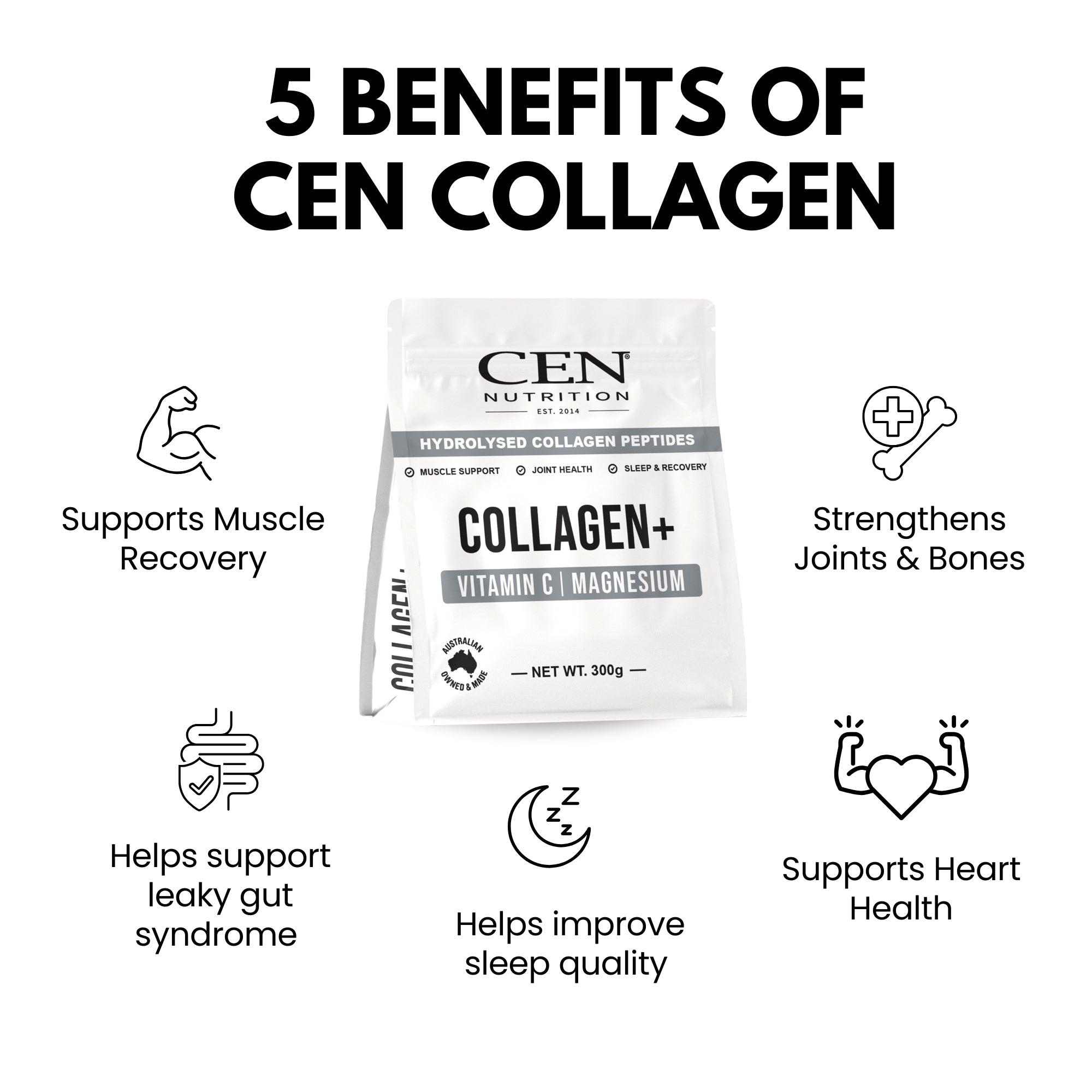 CEN Collagen For Men 300gm