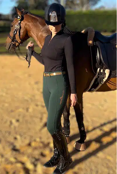 PERFORMAride Winter Riding Tights Forrest Green