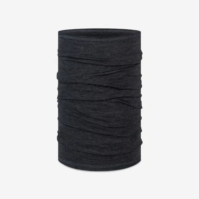 Buff Merino Lightweight Neckwear in Solid Grey