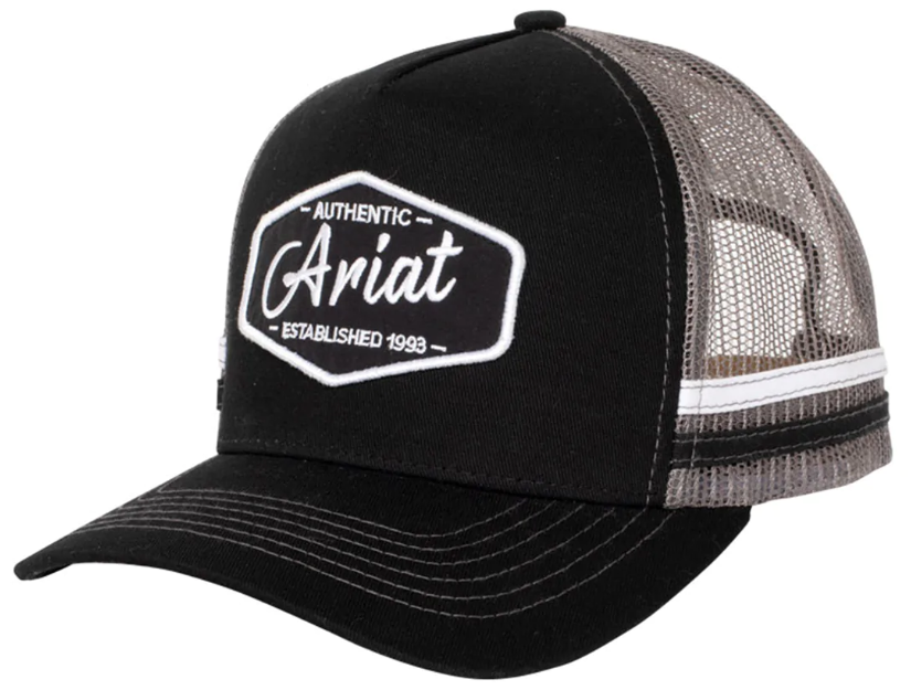 Ariat Est Patch Trucker Cap Black