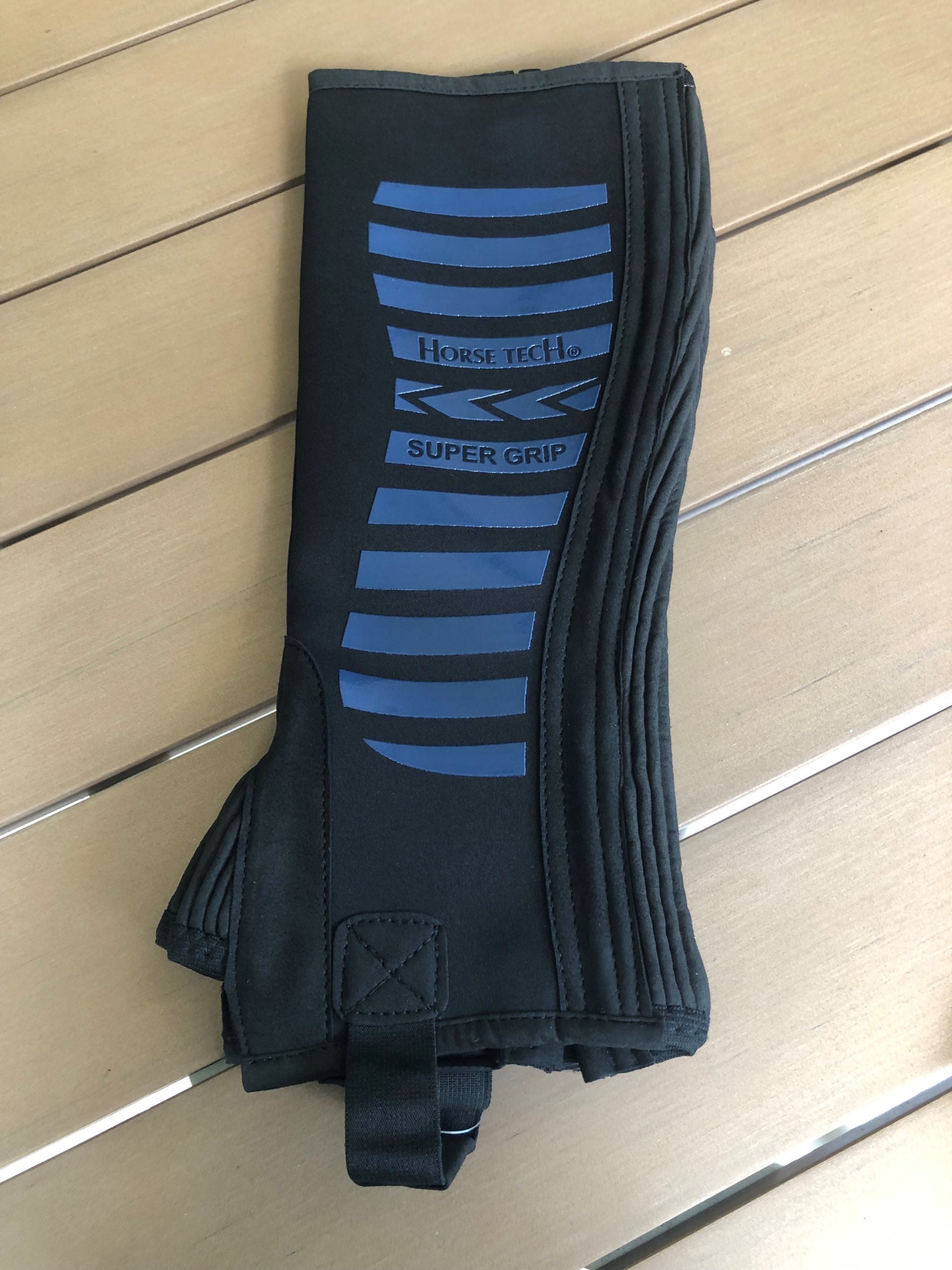 Black Neoprene Chaps with Silicon Grip