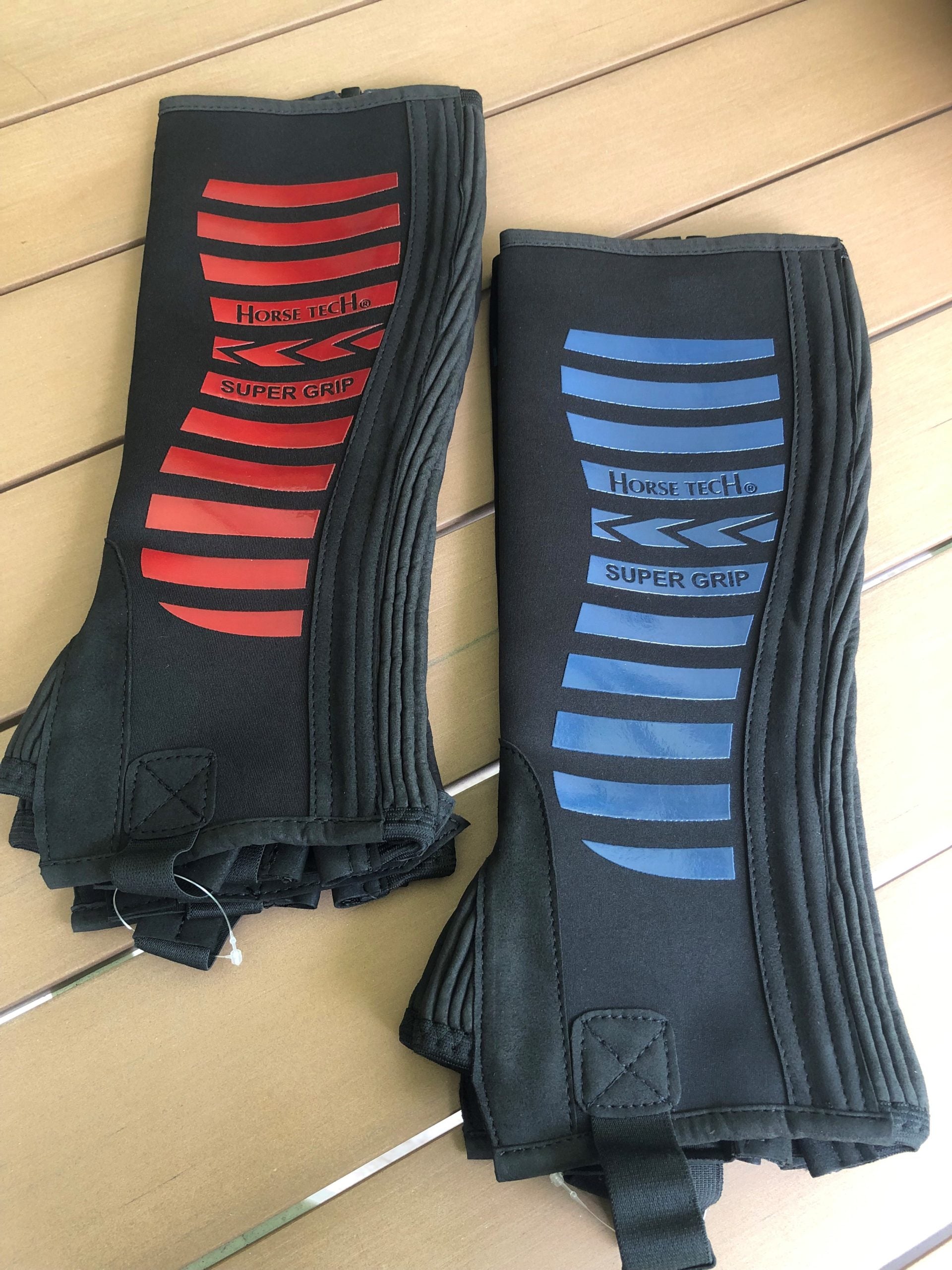 Black Neoprene Chaps with Silicon Grip