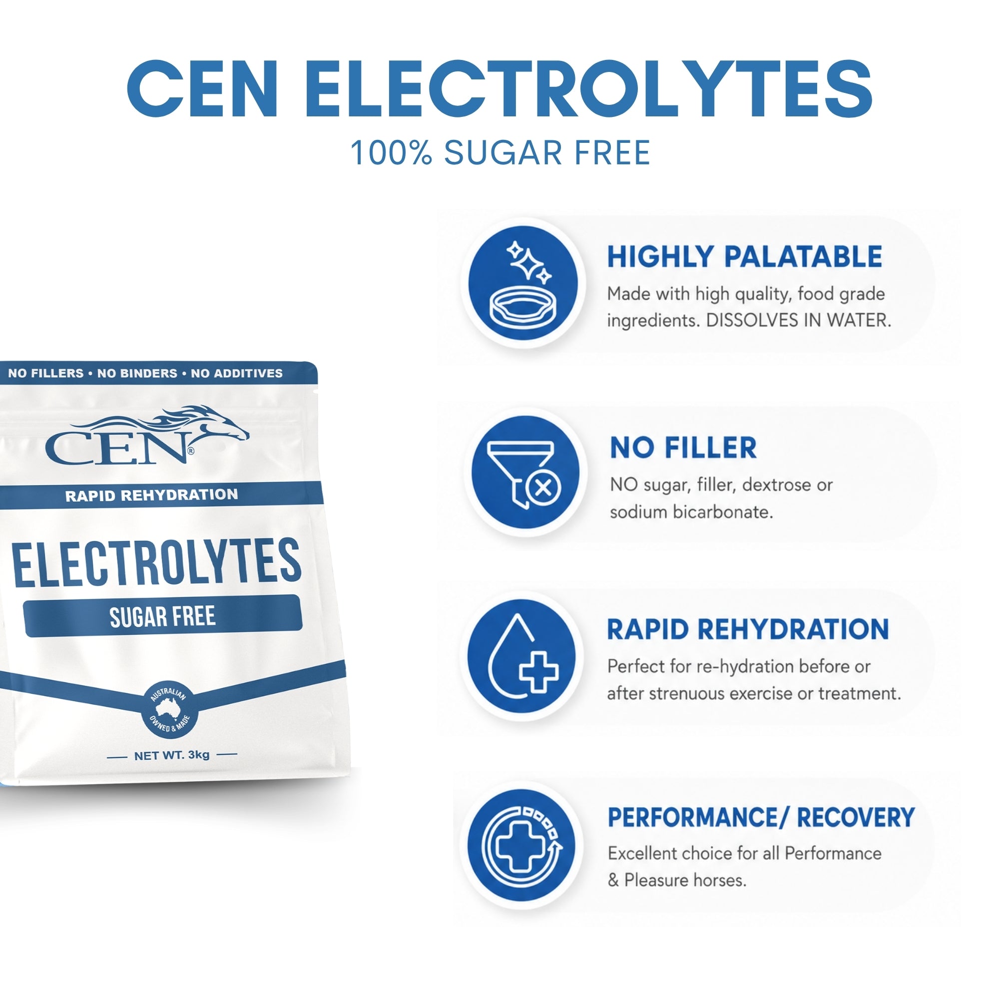 CEN Horse Electrolytes Supplement 3kg