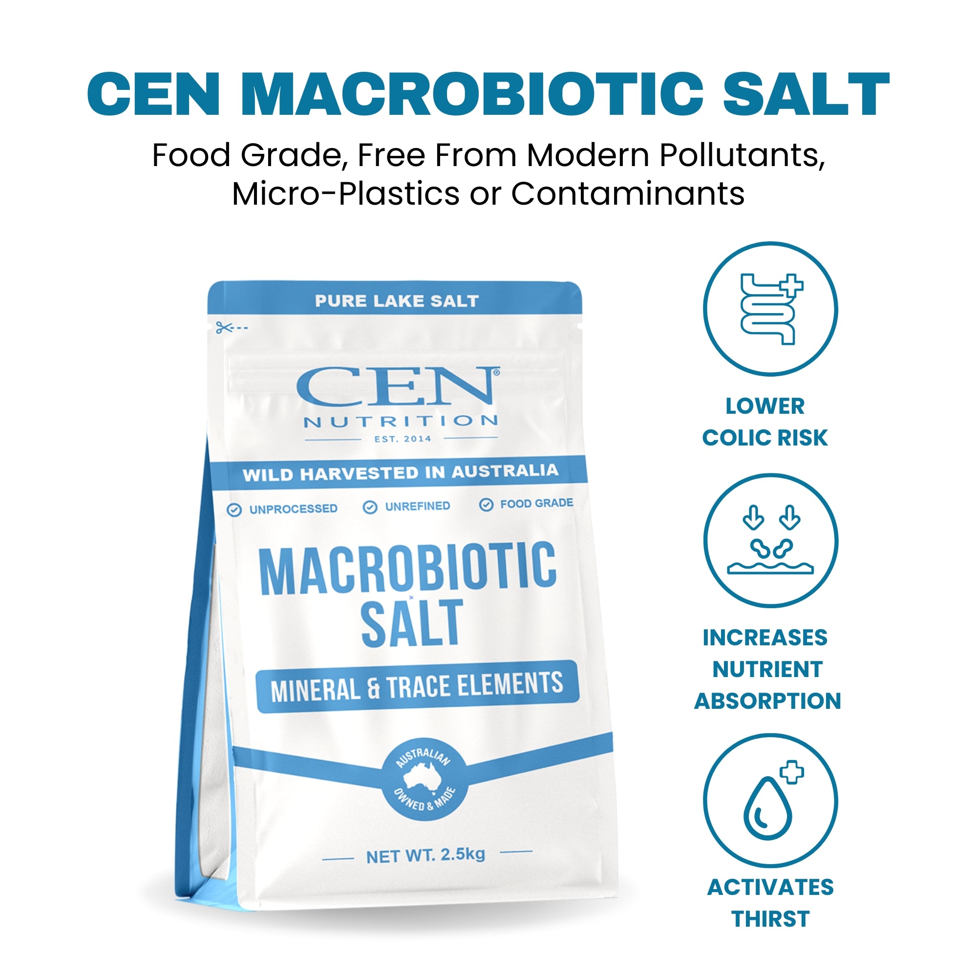 CEN Macrobiotic Crystal Salt For Horses 2.5kg