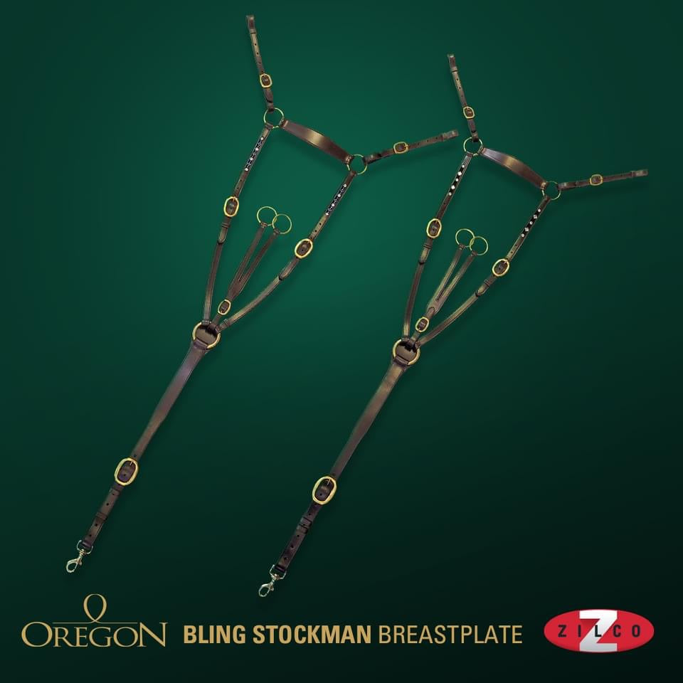 Oregon Bling Stockman Breastplate